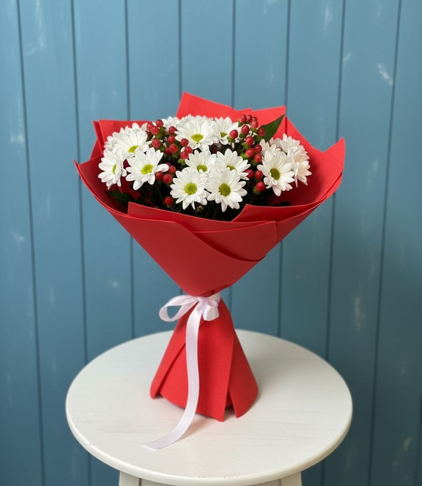 Букет цветов из: Хризантемы в Хреновом