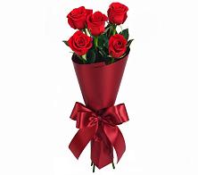 Букет 5 Красных роз Эдлесс Лав в Хреновом