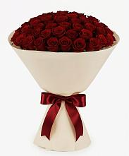Букет 101 Бордовая роза Блэк Бакарра в Хреновом