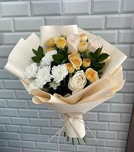Букет цветов из:  Розы и Хризантемы в Хреновом