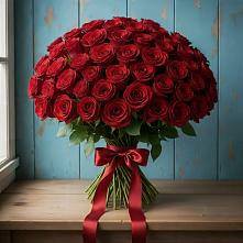 Букет Красные розы Блэк Меджик в Хреновом