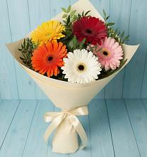 Букет цветов из:  Герберы в Хреновом