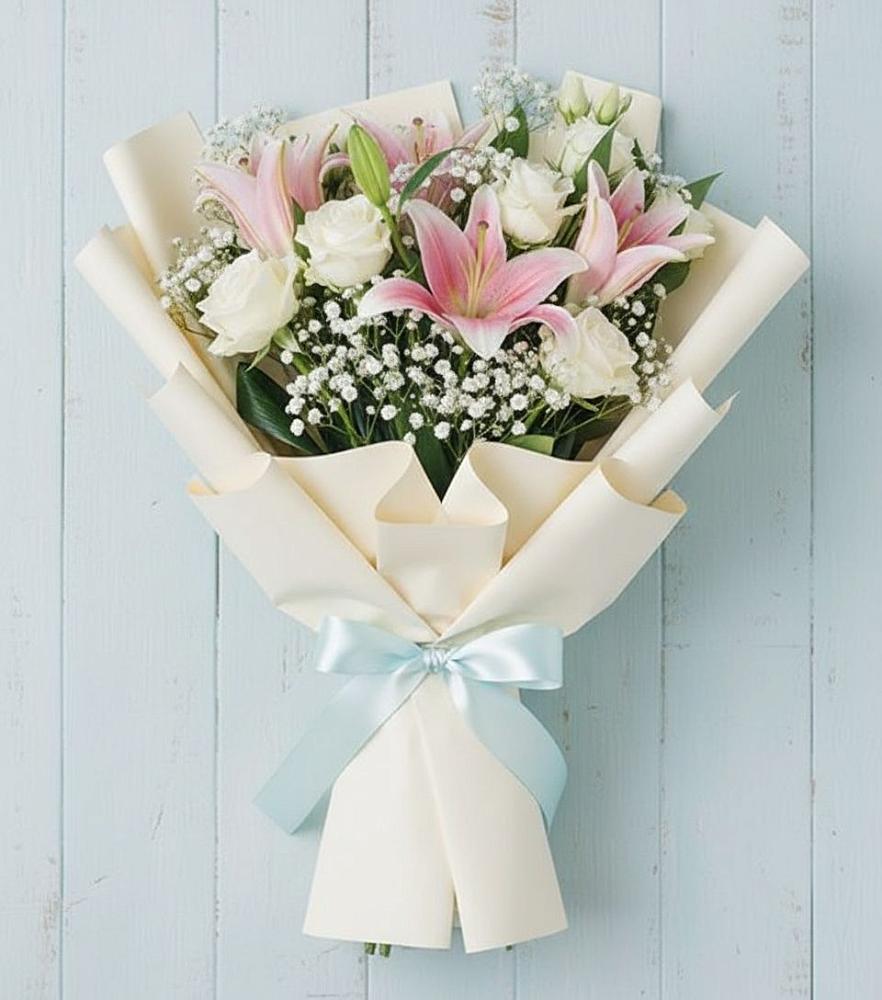 Букет цветов из: Лилии в Хреновом