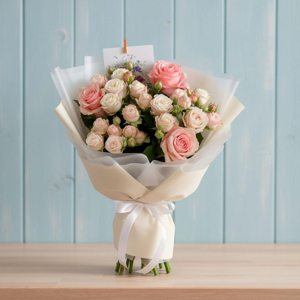 Букет цветов из: Розы в Хреновом