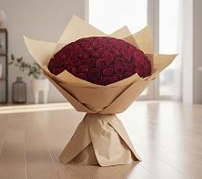Букет 101 Красная роза в Хреновом