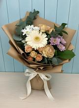 Букет цветов из:  Герберы и Хризантемы в Хреновом