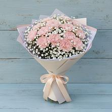 Букет цветов из:  Гвоздики в Хреновом