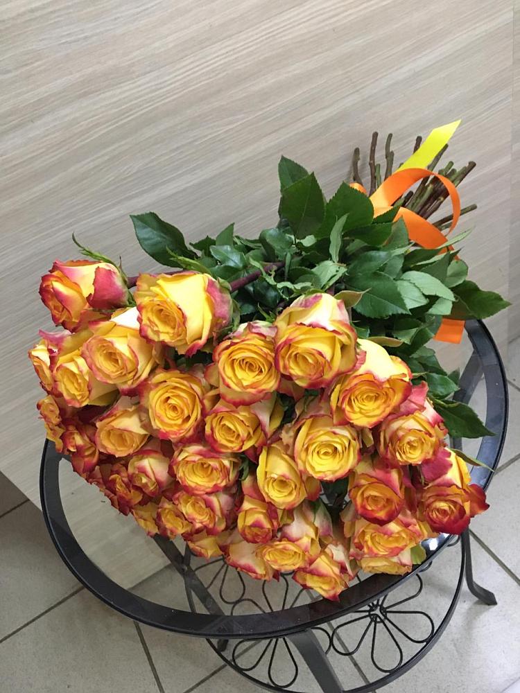 Букет Желтые розы в Хреновом