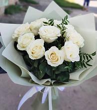 Букет Белые розы Проуд в Хреновом