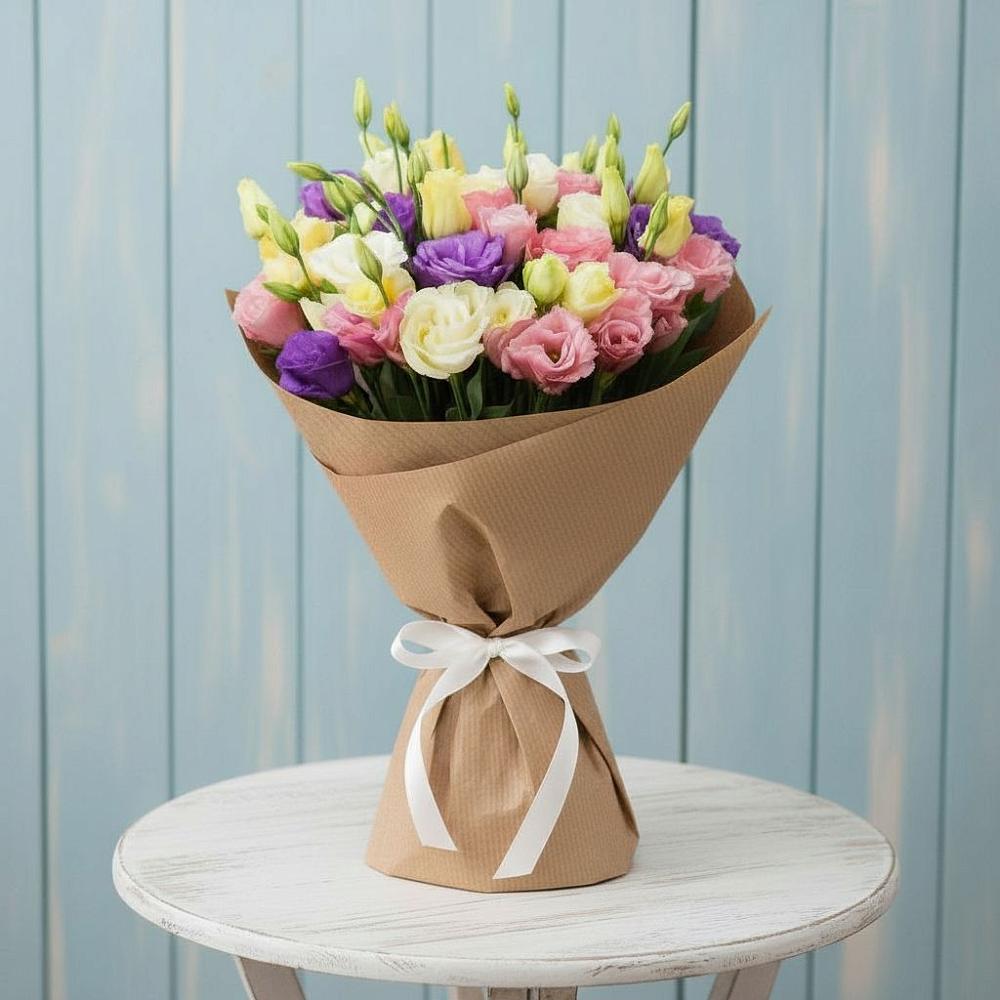 Букет цветов из: Лизиантусы в Хреновом