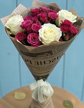 Букет цветов из:  Розы #REPLACE_PRED# Хреновом