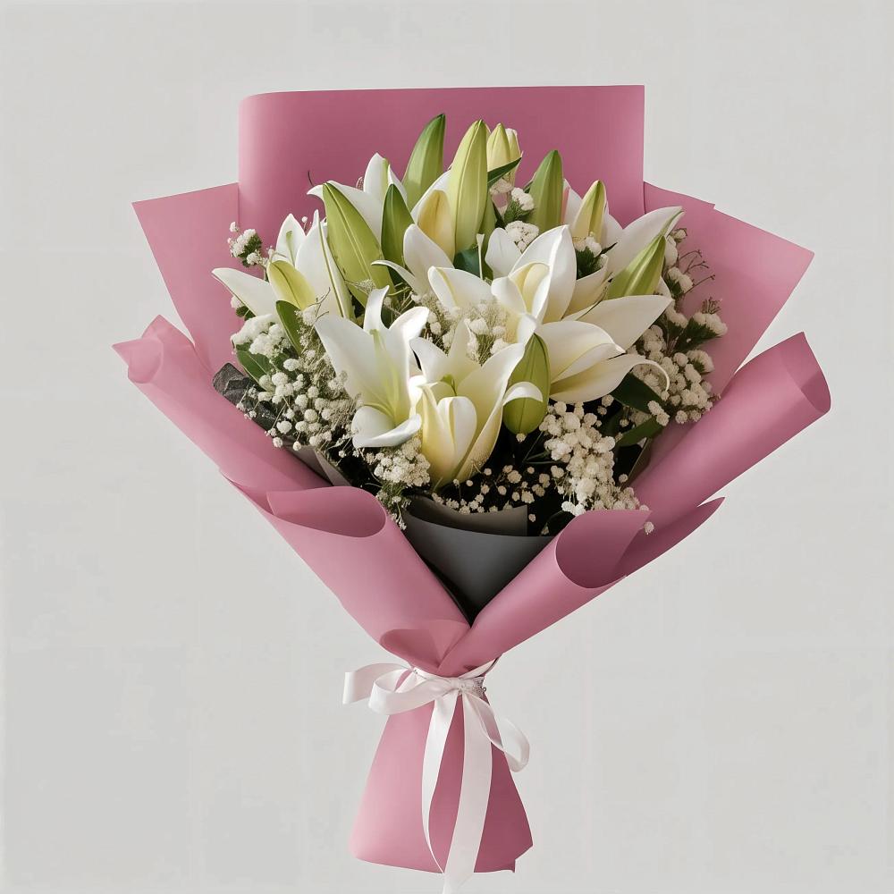 Букет цветов из: Лилии в Хреновом
