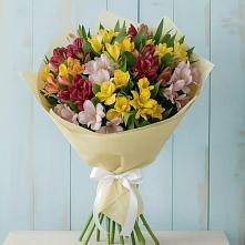 Букет цветов из:  Альстромерии #REPLACE_PRED# Хреновом