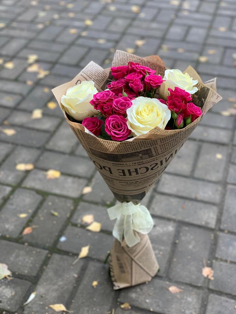 Букет цветов из: Розы в Хреновом