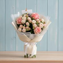 Букет цветов из:  Розы #REPLACE_PRED# Хреновом