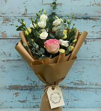 Букет цветов из:  Розы и Лизиантусы #REPLACE_PRED# Хреновом